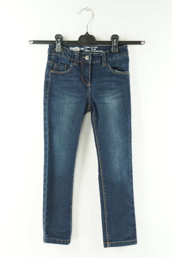 Spodnie jeansowe niebieskie - LUPILU zdjęcie 1