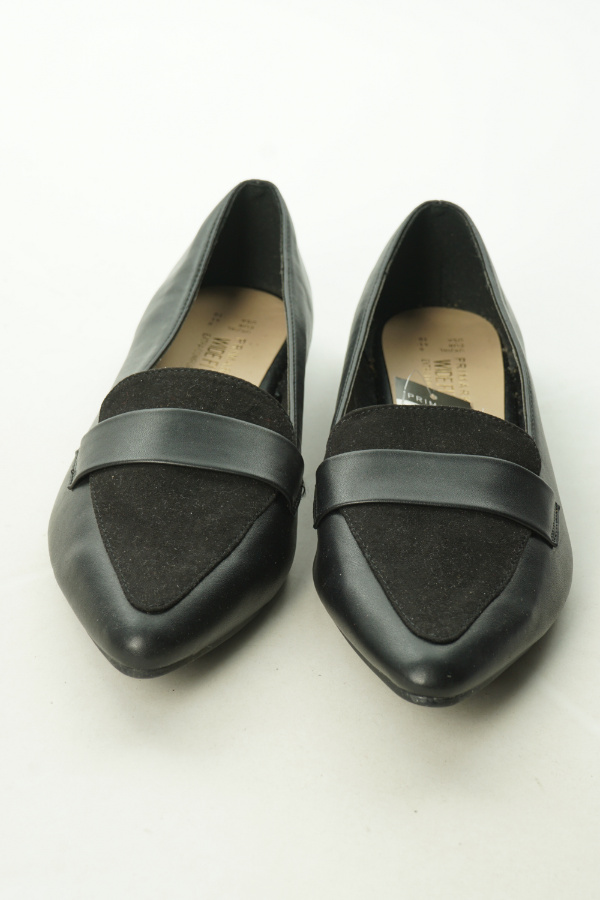 Pantofle czarne w szpic - PRIMARK zdjęcie 2