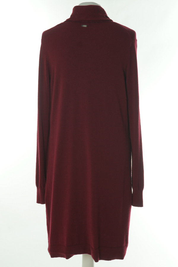 Sukienka sweterkowa bordowa  - ESPRIT zdjęcie 2