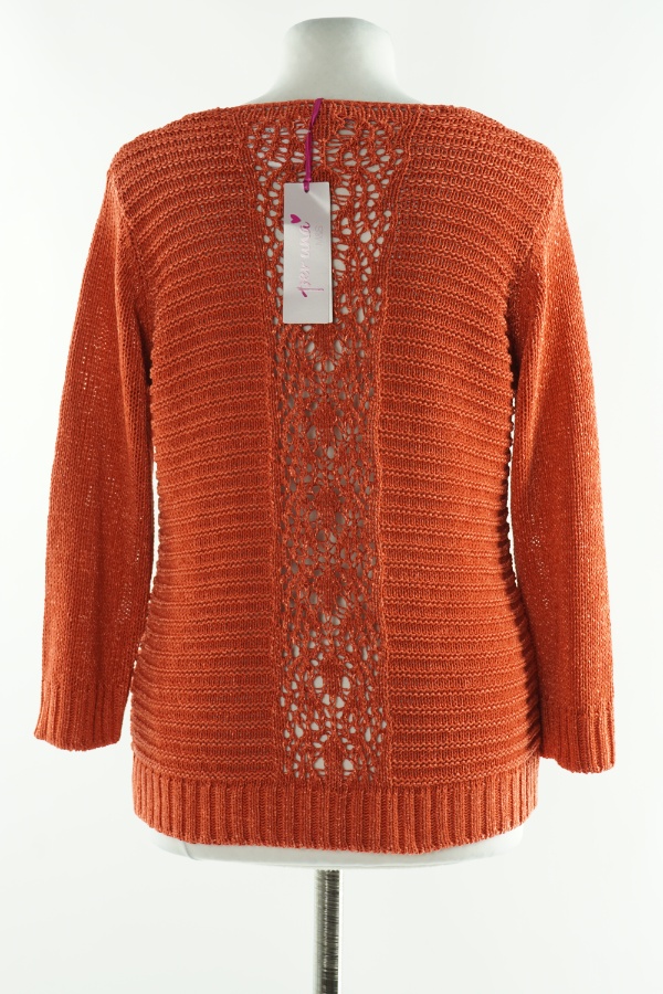 Sweter pomarańczowy - PER UNA zdjęcie 2