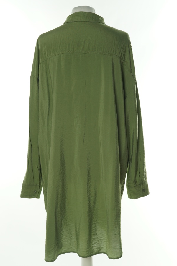 Sukienka zielona koszulowa  - F&F zdjęcie 2