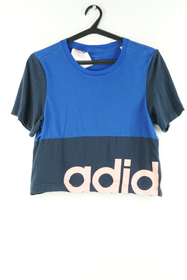 Bluzka niebiesko-granatowa Adidas - ADIDAS zdjęcie 1
