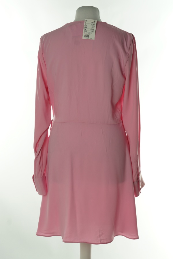 Sukienka różowa wiązana - H&M zdjęcie 2