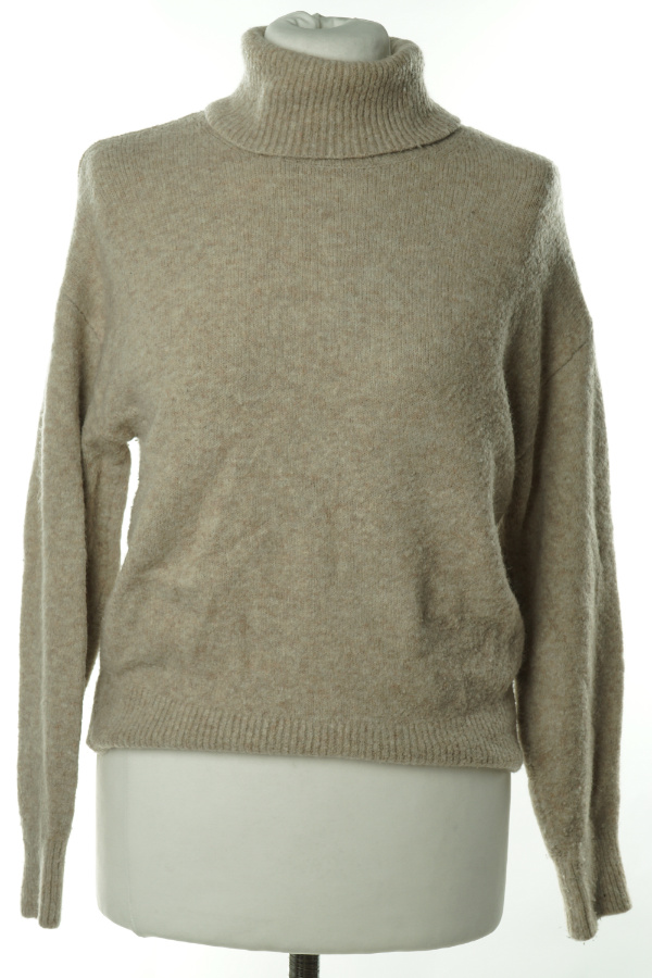 Sweter golf beżowy  - H&M zdjęcie 1