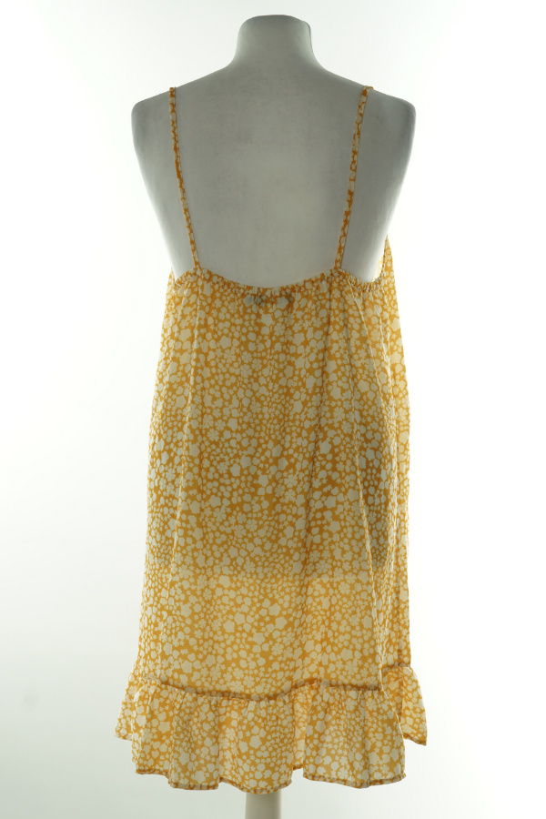 Sukienka żółta w białe kwiatki - BOOHOO zdjęcie 2
