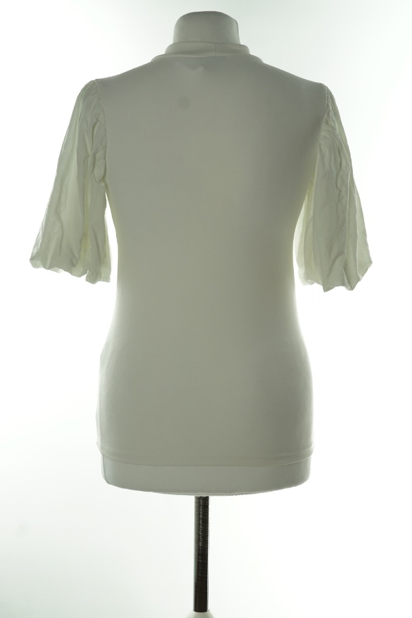 Bluzka biała z perełkami - GINA TRICOT zdjęcie 1