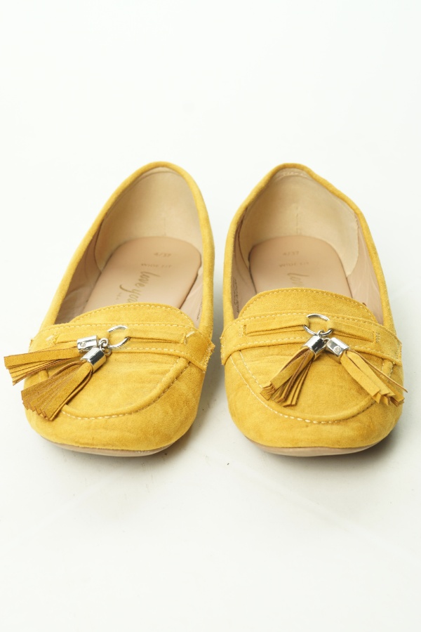Pantofle zółte - NEW LOOK zdjęcie 2