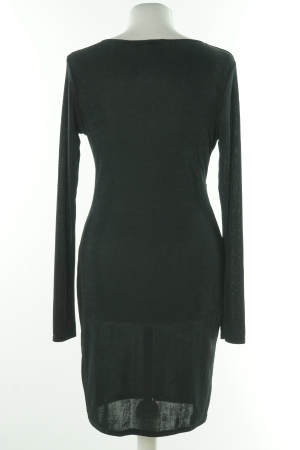 Sukienka czarna z wycięciem pod biustem - BOOHOO zdjęcie 2