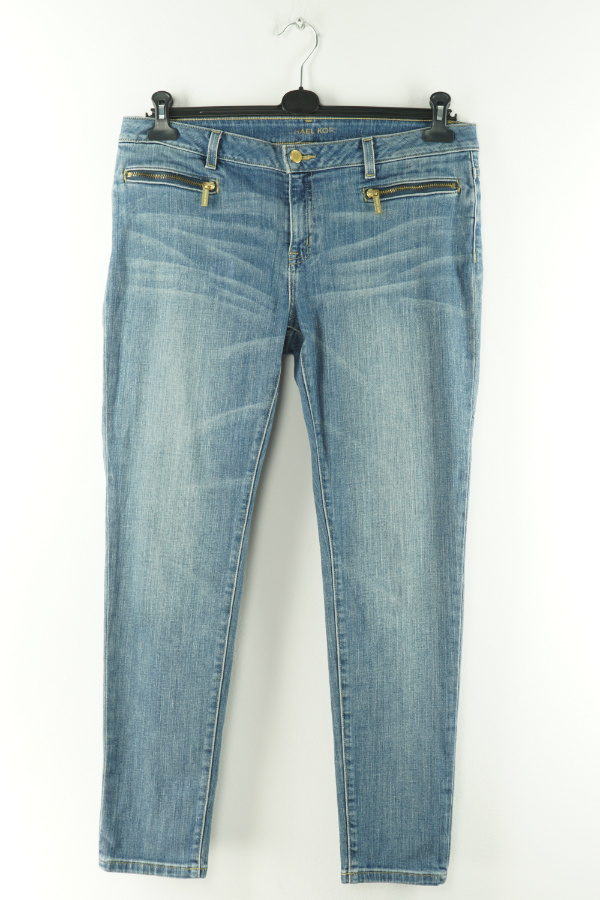 Spodnie niebieskie cieniowane jeansowe - MICHAEL KORS zdjęcie 1