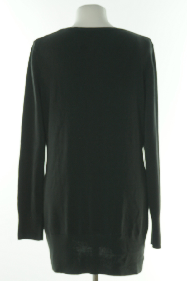 Tunika sweterkowa czarna z kieszonkami - SOUTH zdjęcie 2