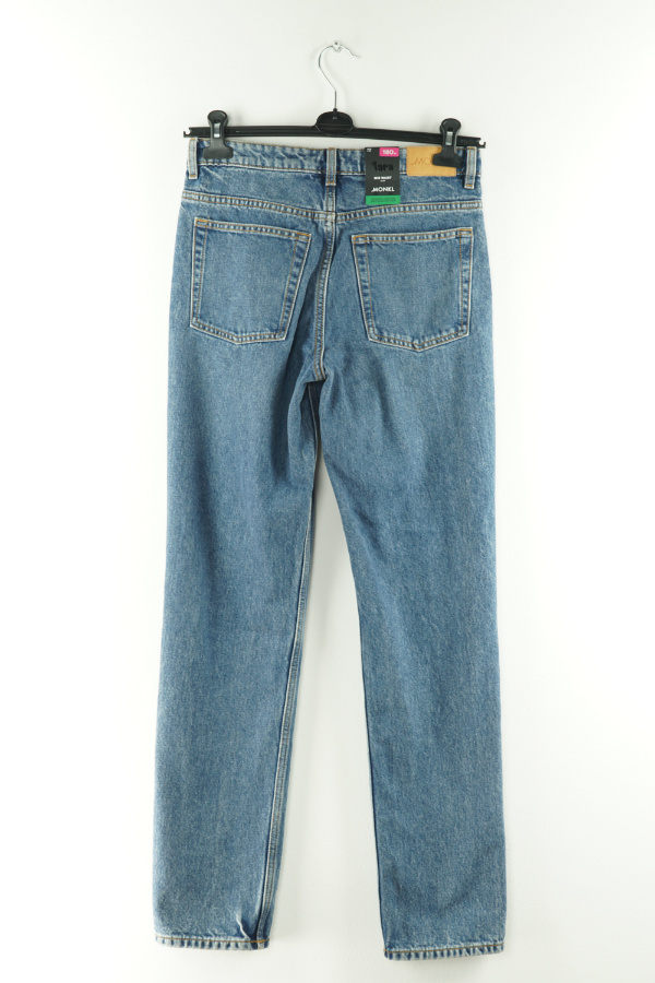Spodnie jeansowe niebieskie  - MONKI zdjęcie 2