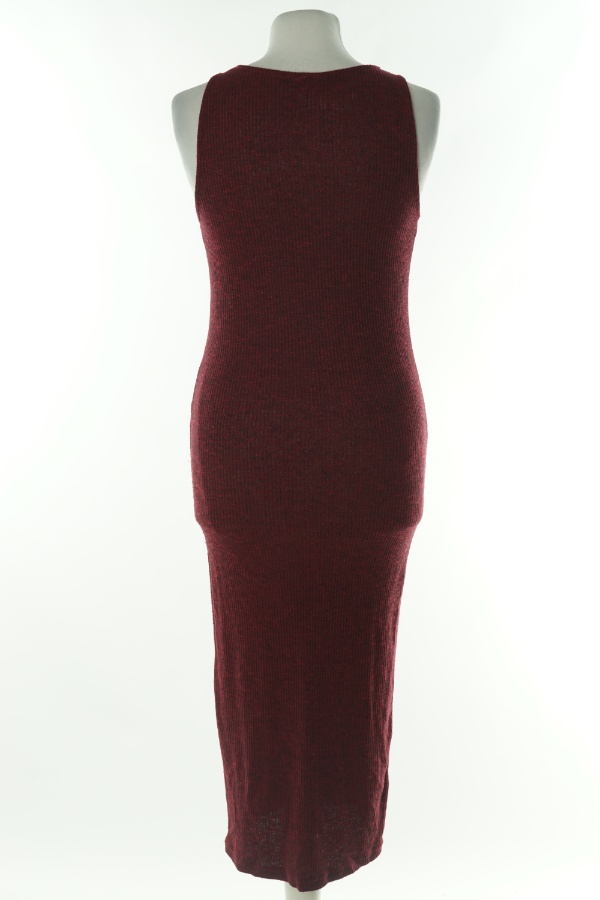 Sukienka bordowa melanż na ramiączkach - STRADIVARIUS zdjęcie 2