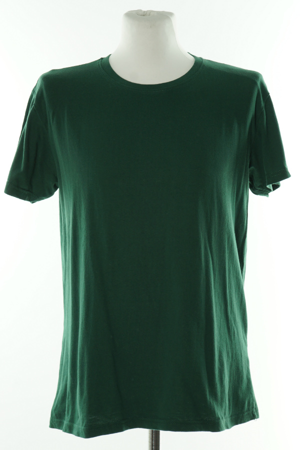 Koszulka ciemno zielona gładka - INFINITY zdjęcie 1