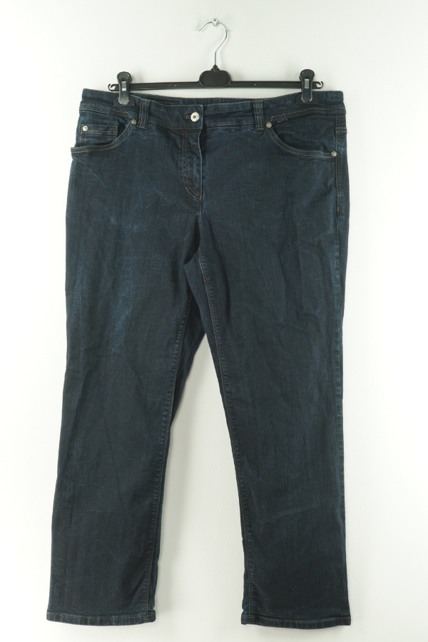 Spodnie granatowe jeans gładkie - GERRY WEBER zdjęcie 1