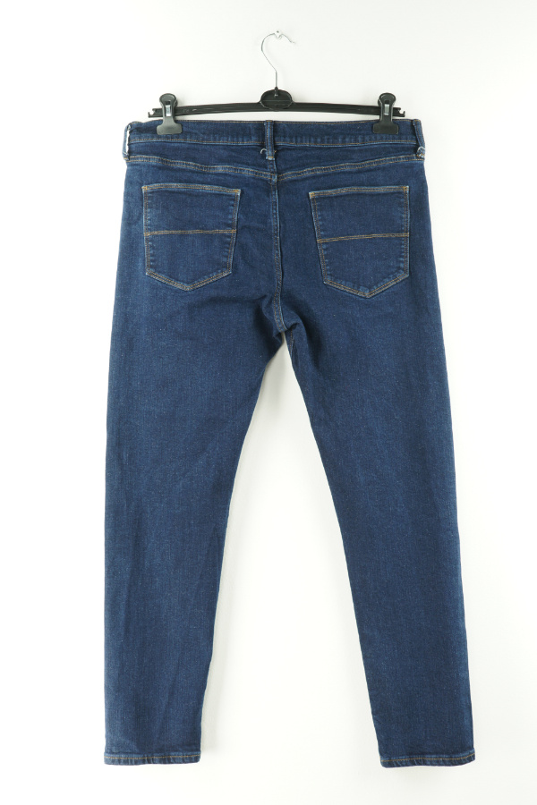 Spodnie granatowe jeansowe  - MARKS & SPENCER zdjęcie 2