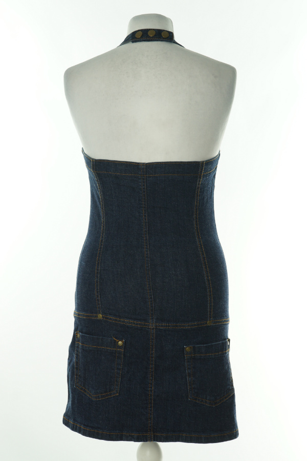 sukienka granatowa jeansowa na ramiączkach - PRIMARK zdjęcie 2