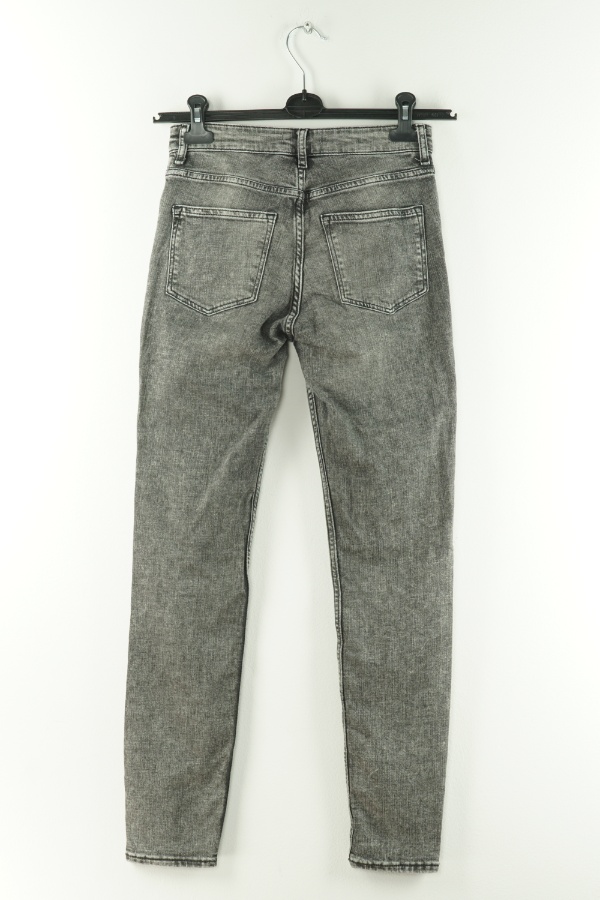 Spodnie szare jeansowe  - H&M zdjęcie 2