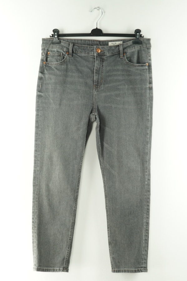Spodnie szare jeansowe - M&S zdjęcie 1