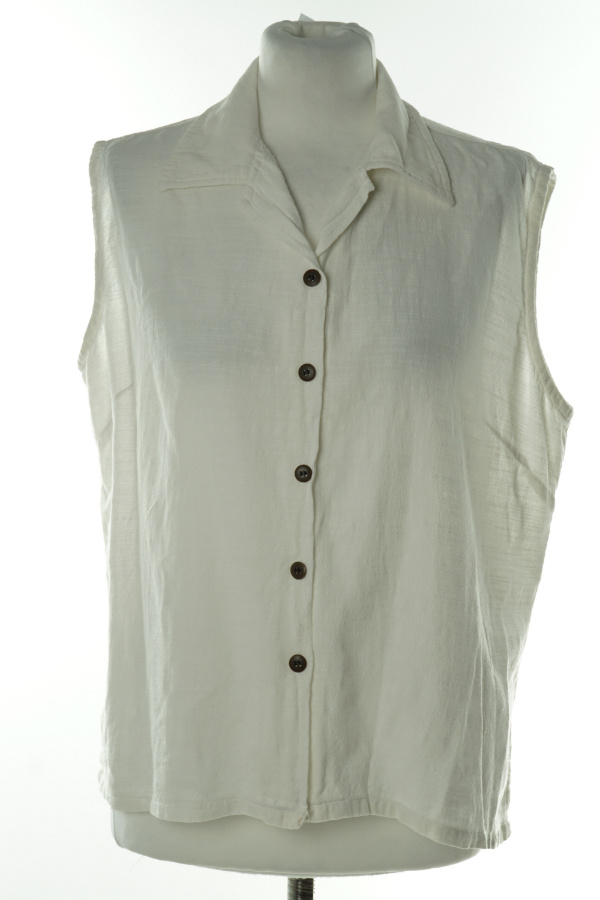 Koszula biała bawełniana  - BRAK METKI Z NAZWĄ PRODUCENTA zdjęcie 1
