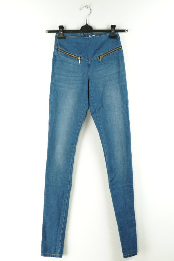 Spodnie jeansowee niebieskie cieniowane - VERO MODA zdjęcie 1