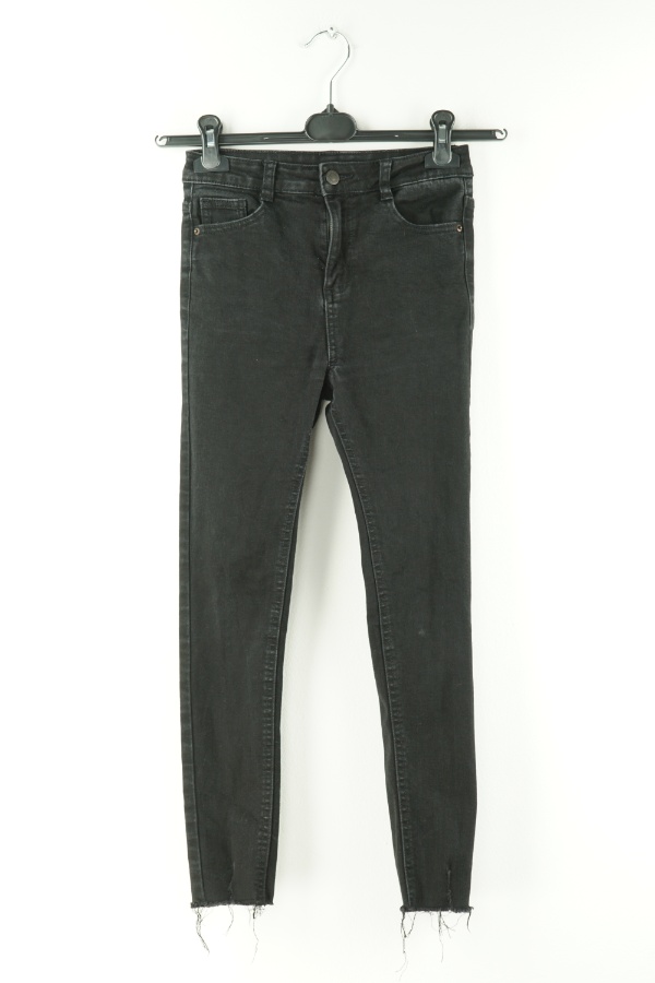 Spodnie czarne jeans - GEORGE zdjęcie 1
