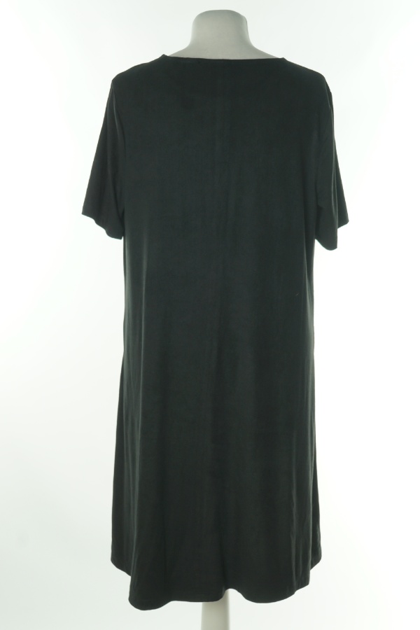 Sukienka czarna zamszowa - ESMARA zdjęcie 2