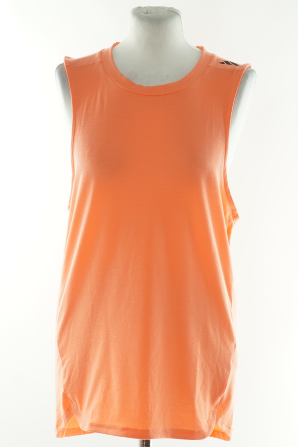 Bluzka pomarańczowa na ramiączkach Adidas - ADIDAS zdjęcie 1