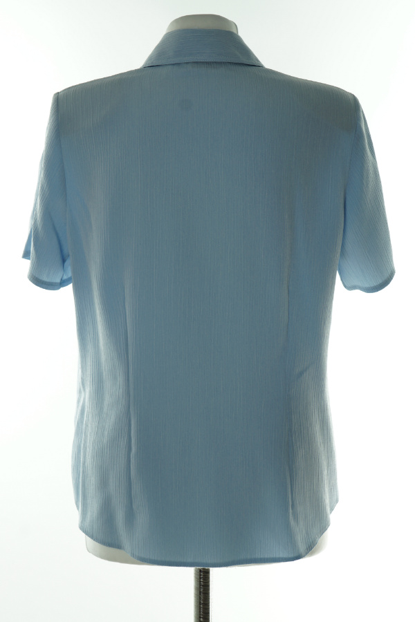 Koszula niebieska z kieszeniami - BERKERTEX zdjęcie 2