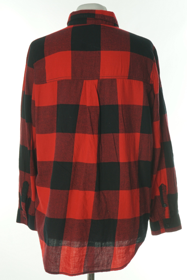Koszula kraciasta czerwono czarna - H&M zdjęcie 2