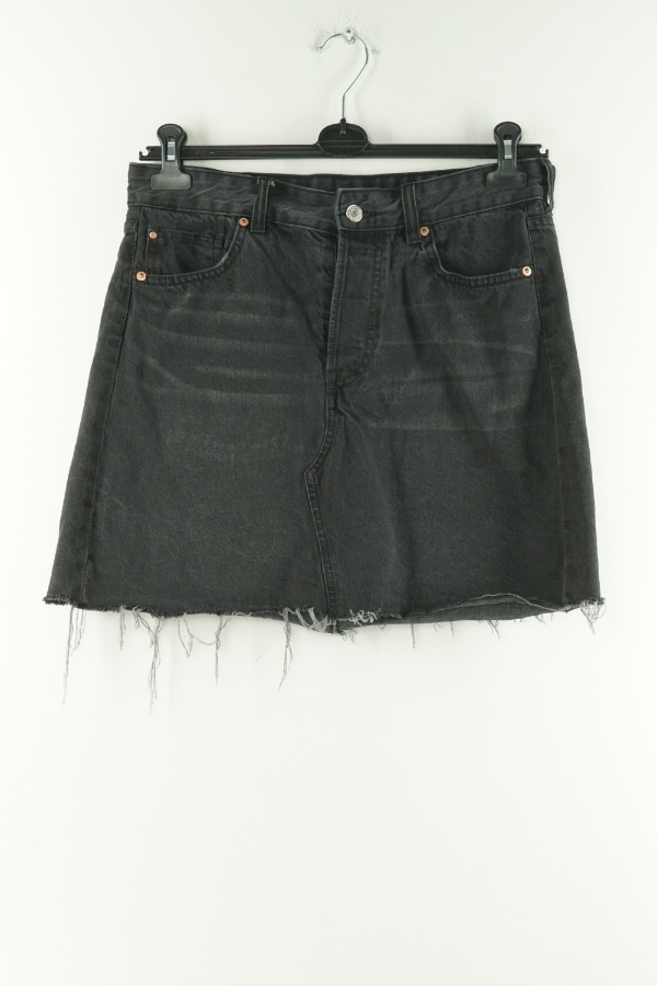 Spódnica jeansowa szara - H&M zdjęcie 1