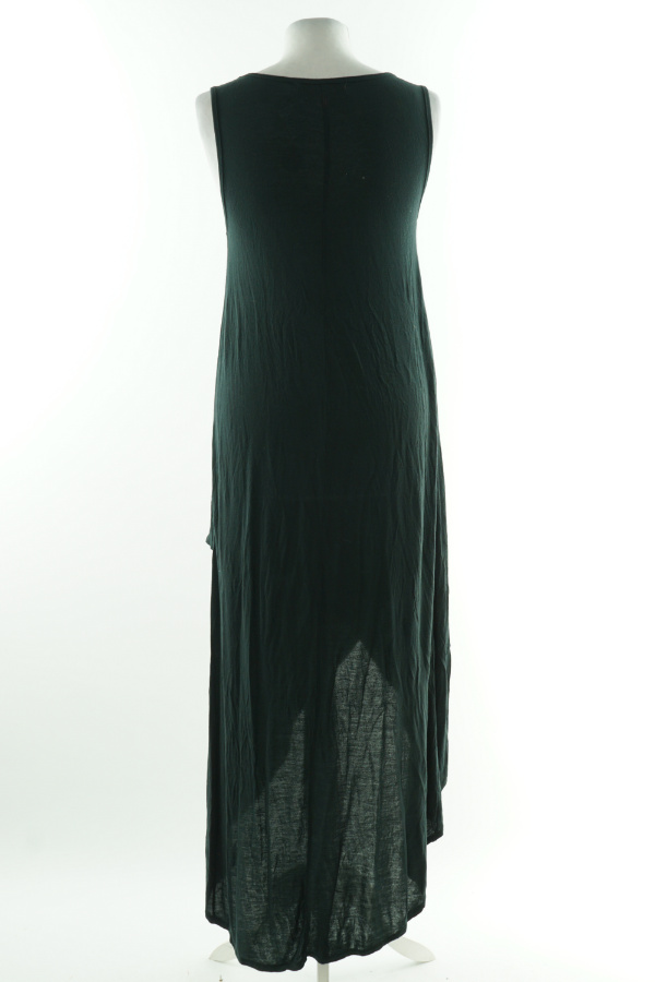 Sukienka czarna gładka asymetryczna - LAGER 157 zdjęcie 2