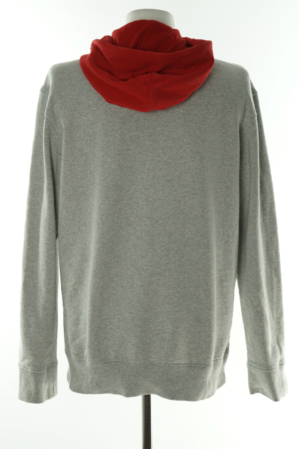 Bluza szara z czerwonym kapturem - H&M zdjęcie 2