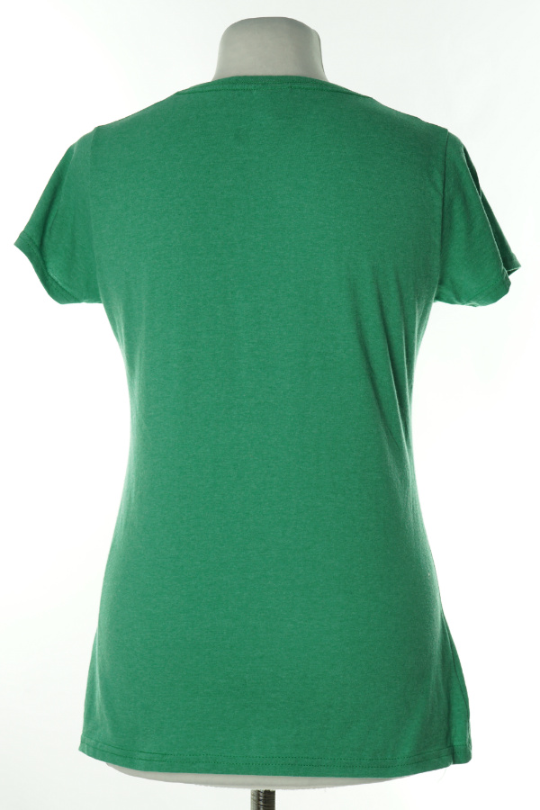 Koszulka zielona melanż - FRUIT OF THE LOOM zdjęcie 2