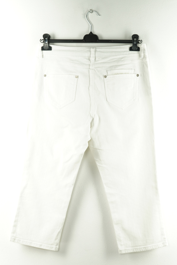Spodniee jeansowe białe 7/8 - RJR. JOHN ROCHA zdjęcie 2
