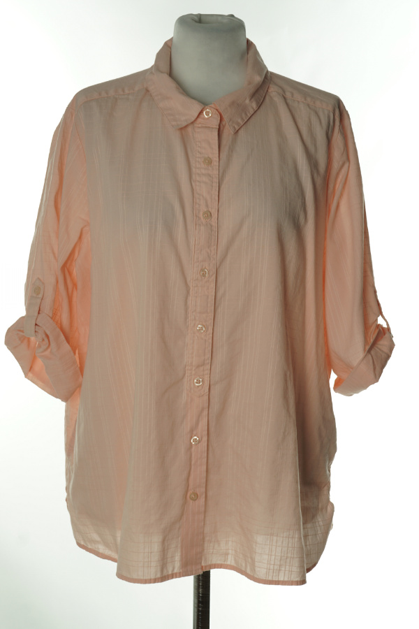 Koszula jasno różowa kratka - CLASSIC zdjęcie 1