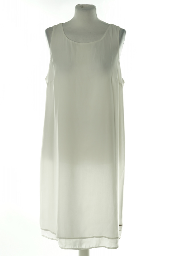 Sukienka biała zwiewna suwak - ESPRIT zdjęcie 1
