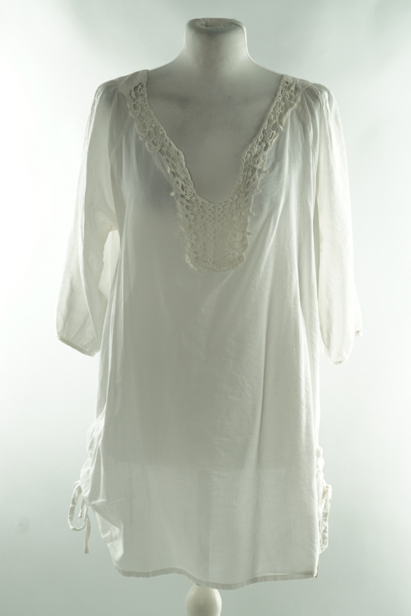 Tunika biała z koronką  - ESMARA zdjęcie 1