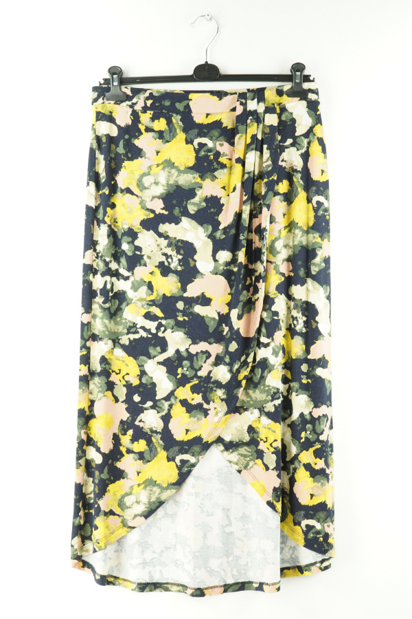 Spódnica czarna we wzory różowo-żółte - NEXT zdjęcie 1