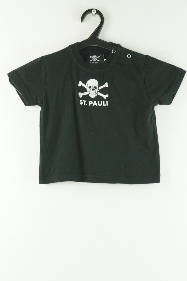 Koszulka czarna czacha - ST. PAULI zdjęcie 1