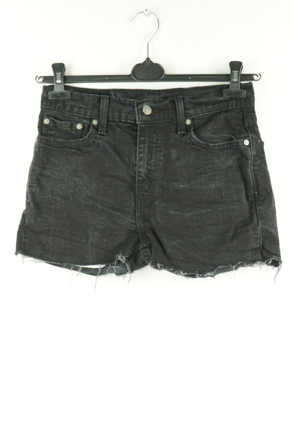 Krótkie spodenki czarne jeans - LEVI'S zdjęcie 1