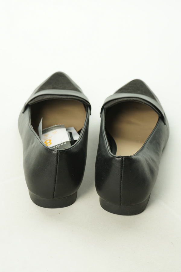 Pantofle czarne w szpic - PRIMARK zdjęcie 3
