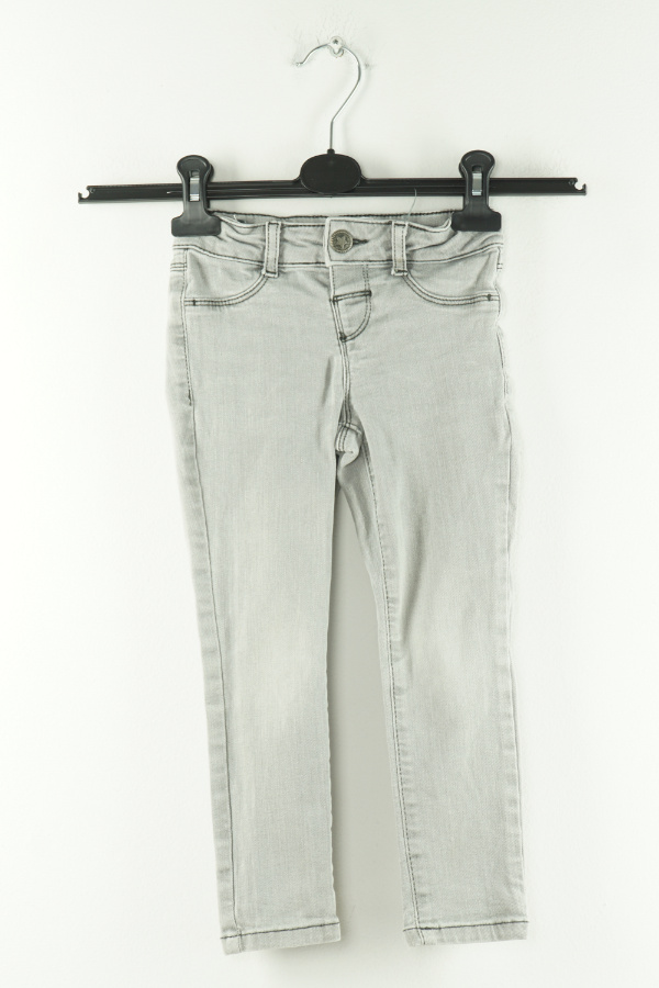 Spodnie jeansowe szare dziewczęce - LC WAIKIKI zdjęcie 1