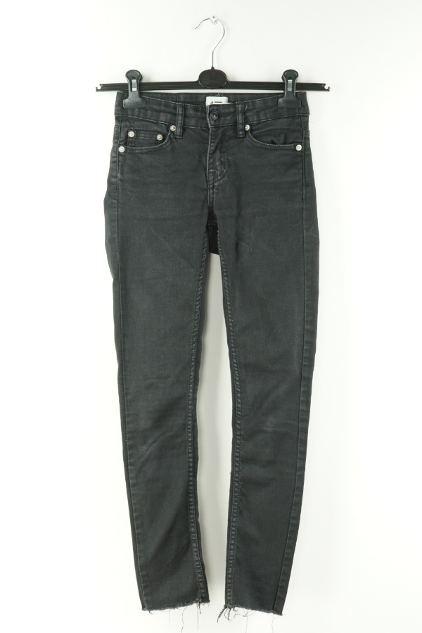 Spodnie czarne jeansowe rurki - LAGER 157 zdjęcie 1