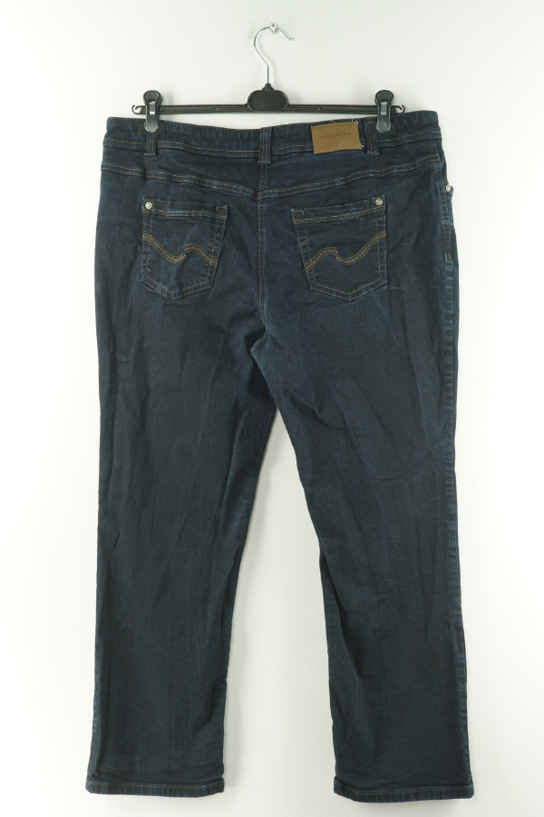 Spodnie granatowe jeans gładkie - GERRY WEBER zdjęcie 2