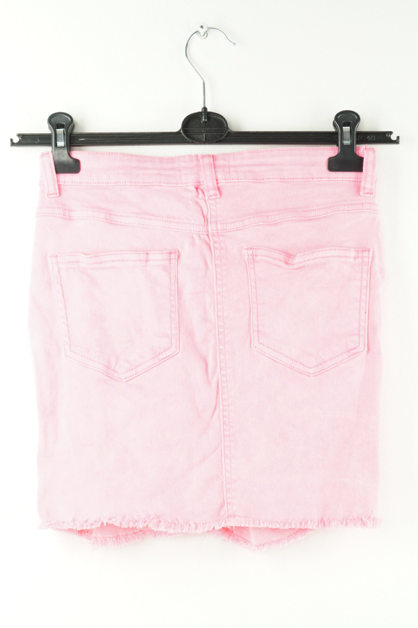 Spódnica jeansowa różowa neonowa - PARISIAN zdjęcie 2