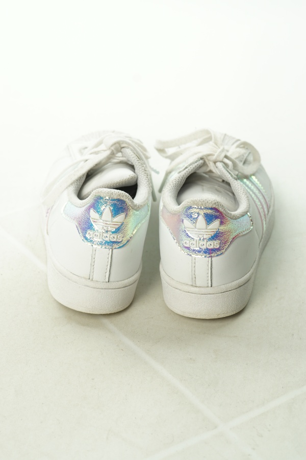 Buty białe adidas kolorowe paski - ADIDAS zdjęcie 3