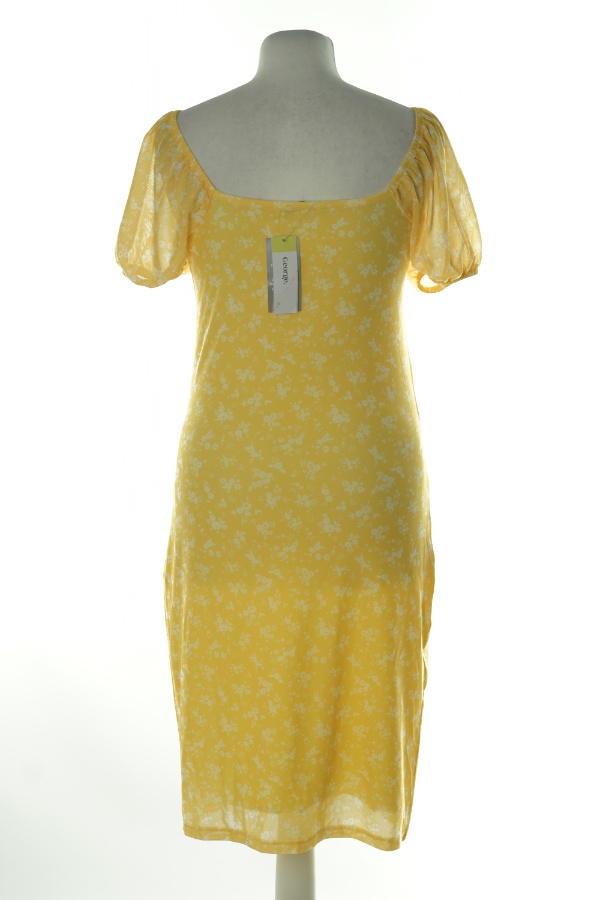 Sukienka żółto biała - GEORGE zdjęcie 2