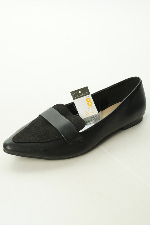 Pantofle czarne w szpic - PRIMARK zdjęcie 1