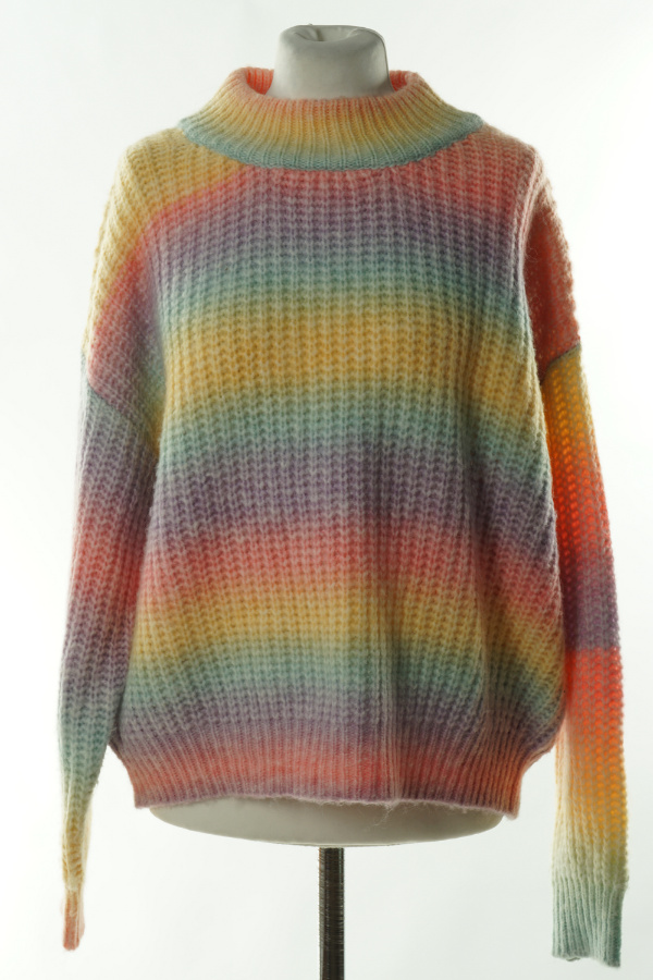 Sweter wielokoloowy pastelowy - SUGARHILL zdjęcie 1