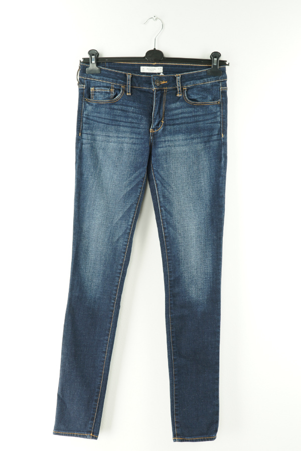 Spodnie granatowe jeansowe  - ABERCROMBIE & FITCH zdjęcie 1